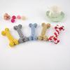 Atacado do Fabricante Brinquedos para Cães de Estimação, Cordas de Algodão Nózadas Tecidas à Mão Resistentes à Mordida para Limpeza de Dentes e Mastigação para Cães Pequenos