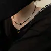 Accesorios de Collar de Ágata Natural y Perla de Agua Dulce Cadena para Clavícula de Mujer Cadena de Perlas para Suéter Lujo Accesible Joyería de Collar de Gama Alta