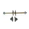 Acessórios de suspensão traseira modificada para motocicleta de quatro rodas, assento de rolamento de eixo traseiro espessado para kart, 5 polegadas de comprimento 60CM-1 metro