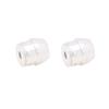 Venta al por mayor de fábrica Tapones para los oídos de acero inoxidable chapado en oro real de alta calidad, Tapones para los oídos, Tapones de cabeza plana tipo bala, Accesorios de tapones para pendientes