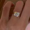 Anillo Súper Brillante Ovalado Kt Cat para Mujer, Lujo Ligero, Sensación de Alta Gama, Dulce y Versátil, Anillo para Dedo Índice, Diseño de Nicho, Anillo Ajustable