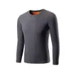 2026 Camisa Casual de Otoño para Hombre Estilo Coreano Gruesa con Forro de Felpa, Cuello Redondo, Manga Larga, A prueba de Frío, Estilo Europeo y Americano, Terciopelo Dorado