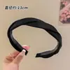 Diadema de verano con diseño texturizado para mujer, accesorio para el cabello de corona alta para uso diario, diadema de lujo de alta gama con dientes para mujer