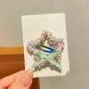 Pinzas para el pelo de estrella dulces y coloridas para niños, pinzas de lazo para el flequillo lateral de niña, pinzas para la parte posterior de la cabeza del bebé, pinzas BB