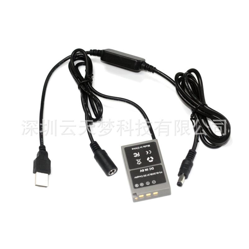 BLS5假电池DC5.5母+USB 8V线3