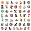 100 pegatinas lindas de dibujos animados del equipo Wangwang decoración de cuenta manual cuaderno casco patinete pegatinas impermeables venta al por mayor