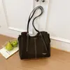 Bolso tote diario de color liso transfronterizo, bolso de gran capacidad de moda para mujer, nuevo estilo Otoño 2026, bolso de hombro único a la moda para ir al trabajo