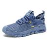 Sapatos Masculinos Coco Verão Respiráveis Sapatos de Malha Fly-Knit Sapatos Esportivos Outdoor Masculinos Sola Macia Secagem Rápida Sapatos Casuais para Corrida