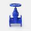 Fornecimento do Fabricante Válvula Gaveta com Flange Dn40-300 Vedação Macia Haste Escura Ferro Fundido Fire Interruptor Manual Químico