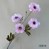 Flor artificial de loto romántico boda 4 peonías flor artificial decorativa al por mayor salón de bodas techo camino arreglo floral de guía