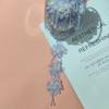 Chica Dulce Borla de Cristal Flor Pequeña Laminaciones de Organza Flor Decorativa Accesorios para el Cabello DIY Sombrero Hanfu Zapatos Accesorios de Flor