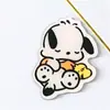 Perro Pita Dibujo Animado Lindo Broche Acrílico Venta al por Mayor Decoración para Bolsas Insignia Personalizada para Estudiantes Parche Abalorios
