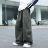 Pantalones Casuales para Niños 2026 Otoño Nueva Moda Versátiles de Pierna Ancha para Niños Mayores Modernos Holgados Cargo