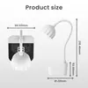 Nueva Lámpara de Flor de Loto para Arte de Uñas de Escritorio, Lámpara Plegable de Fototerapia Led Recargable Inalámbrica, Lámpara de Punta de Uña de Secado Rápido, Lámpara de Curado