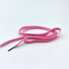 Fabricante de Cordones Suministro Directo 40 Husos 1cm Blanco y Negro Deportes Casual Poliéster Baja Elasticidad Seda Plano Hueco Doble Capa Resistente al Desgaste