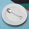 Pala cuchara de acero inoxidable de moda para redes sociales, pala cuchara, cuchara de café, cuchara para remover sandía, cuchara para helado, postre, cuchara para condimentos