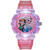 Comercio Electrónico Transfronterizo Dropshipping de Nuevos Modelos de Relojes para Estudiantes y Niños al por Mayor Plástico Temática de Frozen Luminosos Relojes de Cuarzo