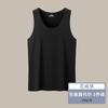 Camiseta interior de seda de hielo sin costuras para hombre, ajustada, deportiva, transpirable, de verano, moderna