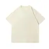 Camiseta Masculina e Feminina de Algodão Puro Penteado Pesado 260g com Ombro Caído, Cor Sólida, Manga Curta, Estampa de LOGO, Roupa de Trabalho, Camisa Publicitária