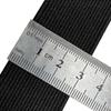 Em estoque atacado 3~5cm poliéster alta elástica seda luz elástico acessórios para roupas borracha preto e branco borda elástico banda