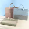 Bolsa de arquivo de tecido A4 Bolsa de órgão de tecido Pasta multicamadas Bolsa de zíper de estudante Bolsa de órgão
