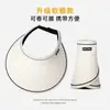 Chapéu de Sol Feminino 2024 Novo Chapéu de Sol Resistente a UV de Topo Aberto Verão Chapéu de Sol para o Rosto