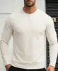 Sudadera cruzada de comercio exterior para hombre, con media cremallera elástica y cuello alto, para otoño e invierno, forrada de forro polar para mayor calidez, adecuada como prenda interior.