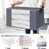 Caja de Almacenamiento para Colchas Amazon Transfronteriza Ventana Transparente Bolsa para Organizar Ropa Bolsa para Empacar al Mudarse Bolsa de Almacenamiento para Colchas del Hogar