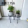 Soporte de maceta de hierro desmontable para balcón exterior de traje transfronterizo, soporte de flores de montaje y desmontaje para suelo de sala de estar