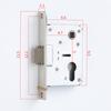 Cerradura de puerta de habitación pestillo simple pestillo de madera cerradura de puerta de habitación cerradura de puerta de baño cilindro de cerradura baño pestillo simple accesorios de puerta de casa cuerpo de cerradura