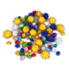 Suministro Listo de Bolas Brillantes de Polipropileno para el Cabello, Bolas Peludas Pequeñas Coloridas, Juguetes de Bolas para el Cabello Hechos a Mano para Preescolar, Venta al Por Mayor