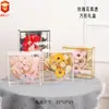 Ramo de Girasol y Rosa Regalo Caja de Regalo Gipsófila Flor Seca Producto Terminado Regalo para el Día de la Madre Día del Maestro Regalo de Graduación Ramo