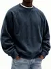 Plataforma de Moda Independiente Transfronteriza 2025 Sudadera Casual de Pana para Hombre con Cuello Redondo para Primavera y Otoño Ropa de Hombre