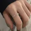 Anillo de mariposa hueco de plata de ley S925, anillo dulce y vivo de moda microincrustado, joyería elegante y lujosa para el día a día