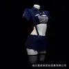 Lingerie Noturna Sexy Uniforme de Coelho Policial Desejo Puro Coelho Menina Saia Curta Conjunto de Pijama Sedutor