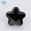 Huagang Gema Negro Pentagonal Flor de Ciruelo Cara Zircón Sintético Zirconio Negro CZ Gema Joyería Joyería Piedra Nudista