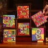 Sobres Rojos de Año Nuevo Pequeños de Buena Fortuna, Creativos Personalizados 2027 Año del Cordero Nuevos Sobres Rojos de Dibujos Animados al por Mayor