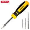 Ferramenta Deli DL260206 chave de fenda de uso duplo seis em um fenda simples fenda cruzada parafuso multifuncional