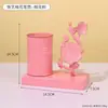 Portalápices Creativo Retro Caja de Almacenamiento Estudiante Escritorio Estantería Estuche Redondo para Lápices Caja de Papelería Minimalista Le glaze Fábrica de Resistencia