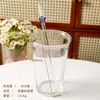 2026 Novos Canudos de Vidro Estilo Japonês Flor de Cerejeira para Suco, Leite, Bebidas e Chá de Leite, Canudos de Vidro Borossilicato Alto Resistentes a Altas Temperaturas