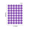 Etiquetas Redondas de Colores con Puntos Brillantes para Amazon, Pegatinas de Identificación Redondas en Blanco, Etiquetas de Clasificación, Sellos Autoadhesivos