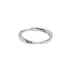 Anillo Liso Mobius para Mujer, Versátil de Moda, Lujo Ligero, Nicho Minimalista, Uso Diario, Anillo Abierto Exquisito