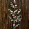 Enredadera de Rosas Simulada de Alta Gama, Enredadera Artificial de Flores Estilo Jardín, Arco de Pared, Envoltura para Tuberías Colgantes, Enredadera Decorativa para Cubrir y Decorar