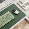 Alfombrilla de ratón de cuero, tamaño grande, diseño premium, impermeable, adecuada para uso en oficina, computadora, laptop y teclado en escritorios