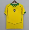 Camiseta Retro de Brasil Local y Visitante Five-Star 980204 Edición Especial Versión Fan Selección Nacional Versión Tailandesa