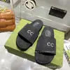 Zapatillas Bordadas de Suela Fina G Home 2024 Nuevas de Una Línea Calzado de Plataforma Plana Casual Aumentadoras Calzado con Letras para Pareja