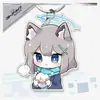 Chaveiro de Mercadoria Blue Archive Hinari Alice Anime Chaveiro de Acrílico Pingente Pequeno