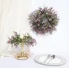 33cm Folhas de Eucalipto Laranja Simuladas Pendente de Porta Pendente de Parede Decoração de Casamento de Outono Festa de Feriado Guirlanda de Mesa