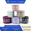 Personalizado LOGO de Alta Qualidade Jacquard Underwear Nylon Poliéster Elástico Faixa de Cabelo Jacquard Fita de Borracha