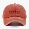 Gorra de Béisbol Transfronteriza Nueva 2026 para Mujer, Efecto Adelgazante del Rostro, Gorra Casual Versátil para Hombre con Bordado de Letras para Exteriores